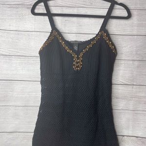INC International Crochet Cami top. Size small